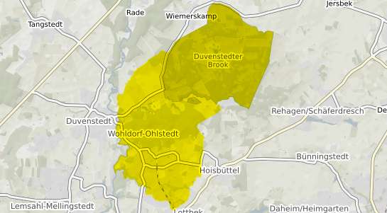 Immobilienpreisekarte Hamburg Wohldorf Ohlstedt